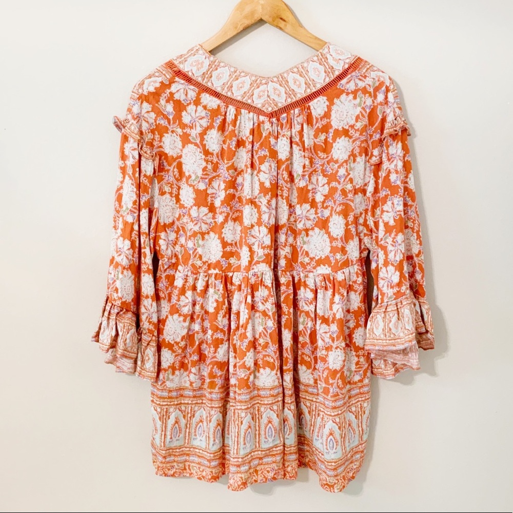 FREE PEOPLE Moonlight Dance Floral Boho Top NWT - Picture 3 of 7